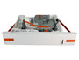 HP 755725-001 Brilliant Red Base Enclosure, durable metal, office/server use, vivid red finish, compatible with HP systems.