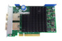 HP HSTNS-B007 dual-port RJ-45 10Gbps PCIe 2.1 x8 Ethernet network adapter for high-speed connectivity.