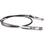 HP JD095CR X240 10G SFP+ Dac Cable, 0.65m, ideal for high-speed data transfer and networking applications.