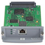 HP JetDirect 625N EIO Gigabit Ethernet RJ-45 print server for network printing, part of network hardware.