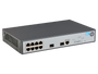 HP JG920A#ABA 1920-8G Layer-3 Managed Gigabit Ethernet Switch with 8 10/100/1000 Ports, PoE+, SFP, rack-mount.