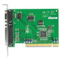 HP KD062AA serial/parallel PCI adapter with 1 serial and 1 IEEE 1284 parallel port for legacy device support.