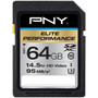 PNY - P-SDX64U395-GE - SDXC Memory Card 64GB UHS-I U3 Class 10