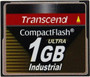 Transcend - TRN-TS1GCF100I - CompactFlash Memory Card 1GB 100x