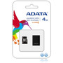 ADATA - AUSDH4GCL4-RM3BKBL - microSDHC Card 4GB Class 4