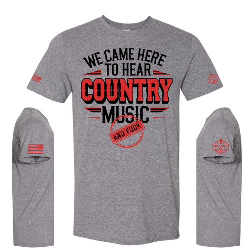 Nick Cross Country Music Grey Unisex Tee