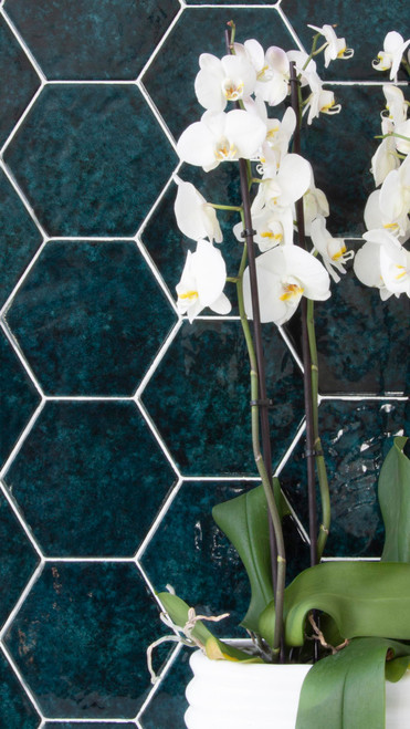 Cermaic Tile Esamarine Hex By Tesoro