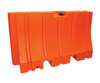 42" x 72" plastic jersey barrier 170 lbs Safety Orange