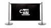 4 foot Cafe Banner for Post and Rope Stanchions Custom Printed One Side