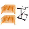 Crowd Control Barriers Bundle & Barricade Cart