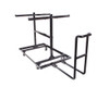 Steel Barricade Pull Cart | Heavy Duty Crowd Control Barrier Cart