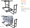 Steel Barricade Pull Cart | Heavy Duty Crowd Control Barrier Cart