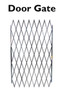 Accordion Door Gate 43" H x 48" W