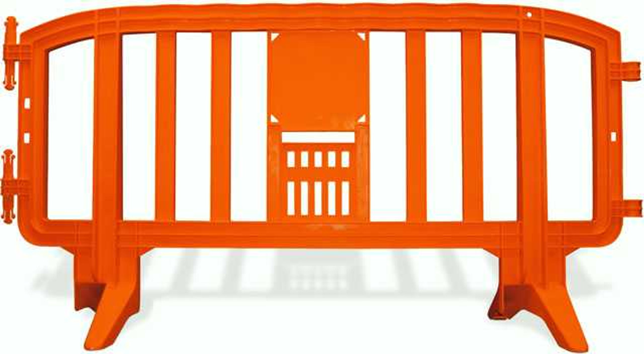 6.5 Foot Movit Plastic Barricades | Orange