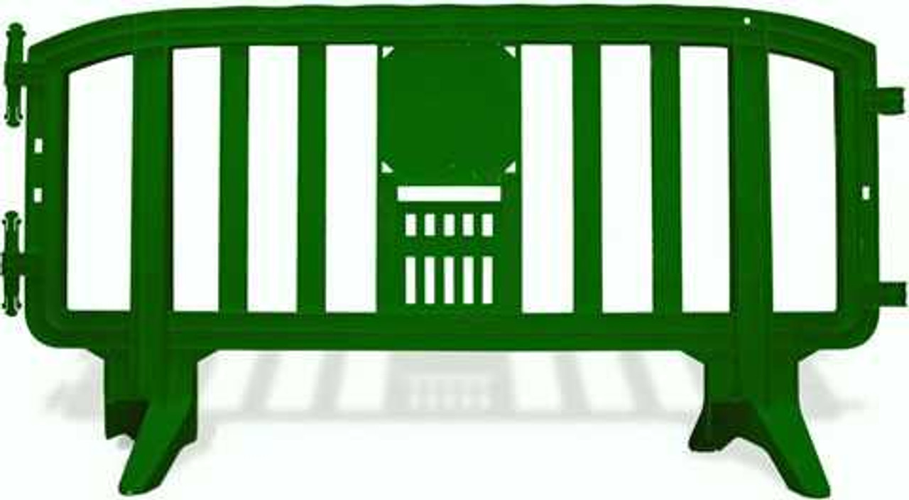 6.5 Foot Movit Plastic Barricades | Green