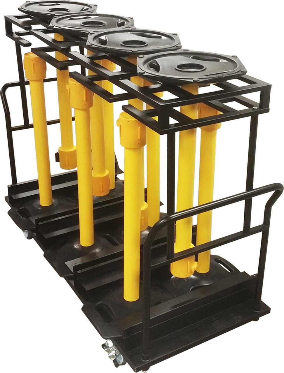 Vertical Stanchion Cart | Holds 10 to 12 Weather Master
