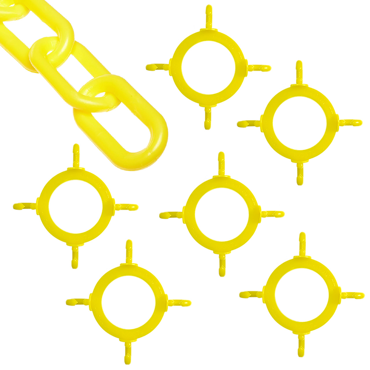 Yellow Plastic Chain Link