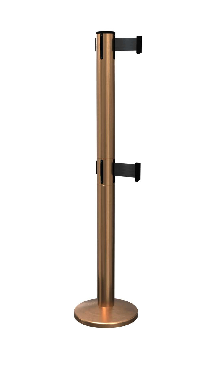 Pro Twin Retractable Belt Stanchiona 11 / 13 Foot ADA Belt