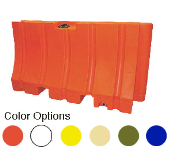 Plastic Jersey Barrier 42" x 72" 170 lb