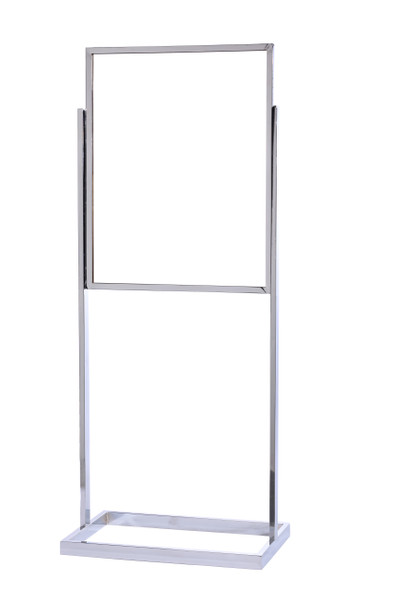 Double Frame Sign Stand 22" x 28" Square Tube Frame 