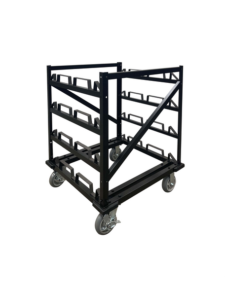 12 Post Stanchion Cart No Lower Tray