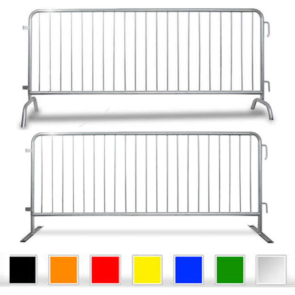 Steel Crowd Control Barricades: Pack of 10 

Control crowds and keep events safe with our sturdy steel barricades - available in a pack of 10. Order now!