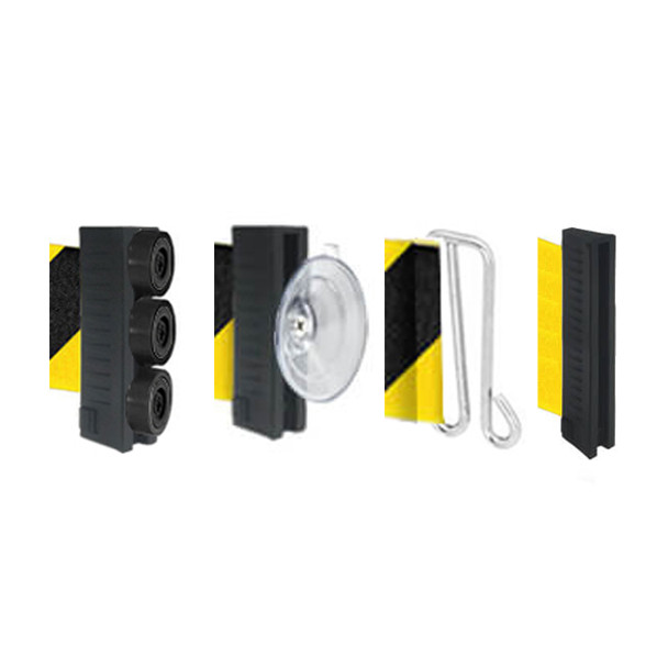 Replacement Belt Ends & Receiver Clips | Retractable Belt Barriers