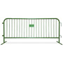 30 Pack 8.5 Ft Steel Crowd Control Barricades with Cart 