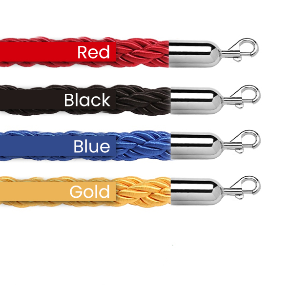 1" Braided Stanchion Ropes