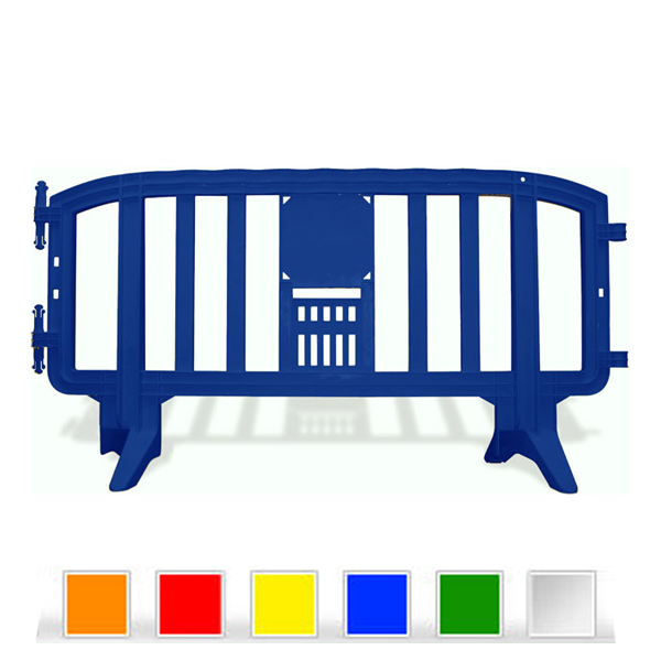 plastic barricades