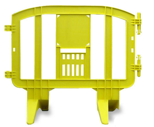 4 Foot Minit Plastic Barricades | Yellow