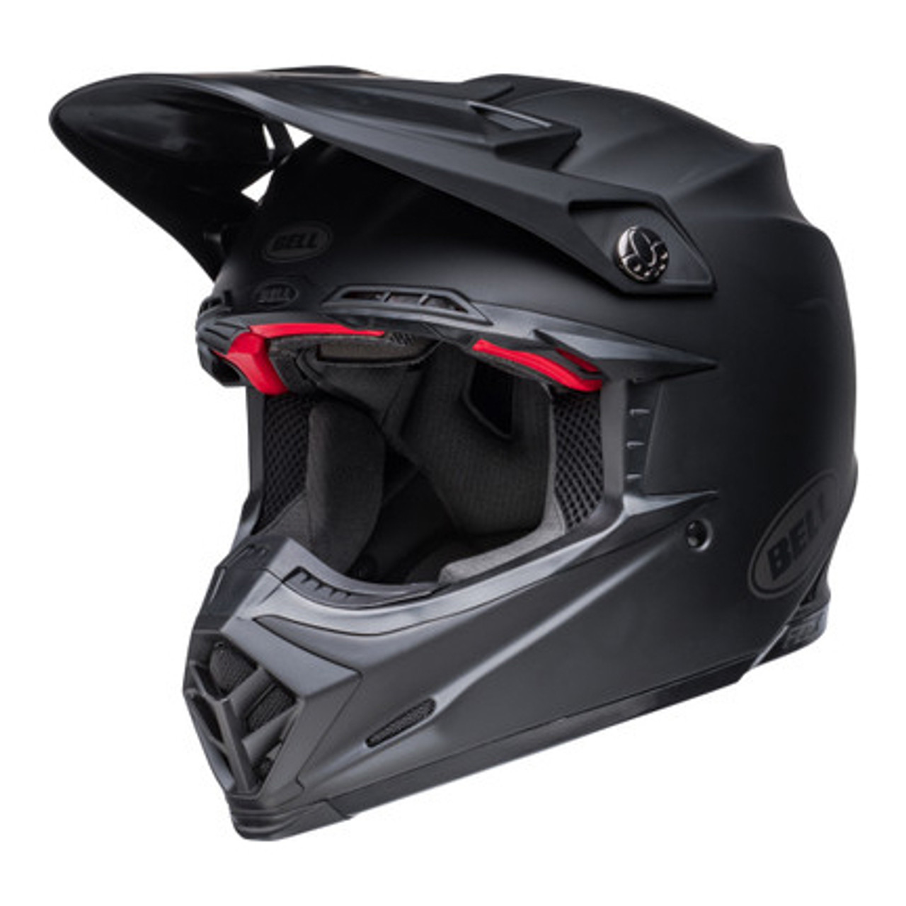 Bell MX Moto-9S Flex Adult Helmet (Matte Black) | Bell Helmets