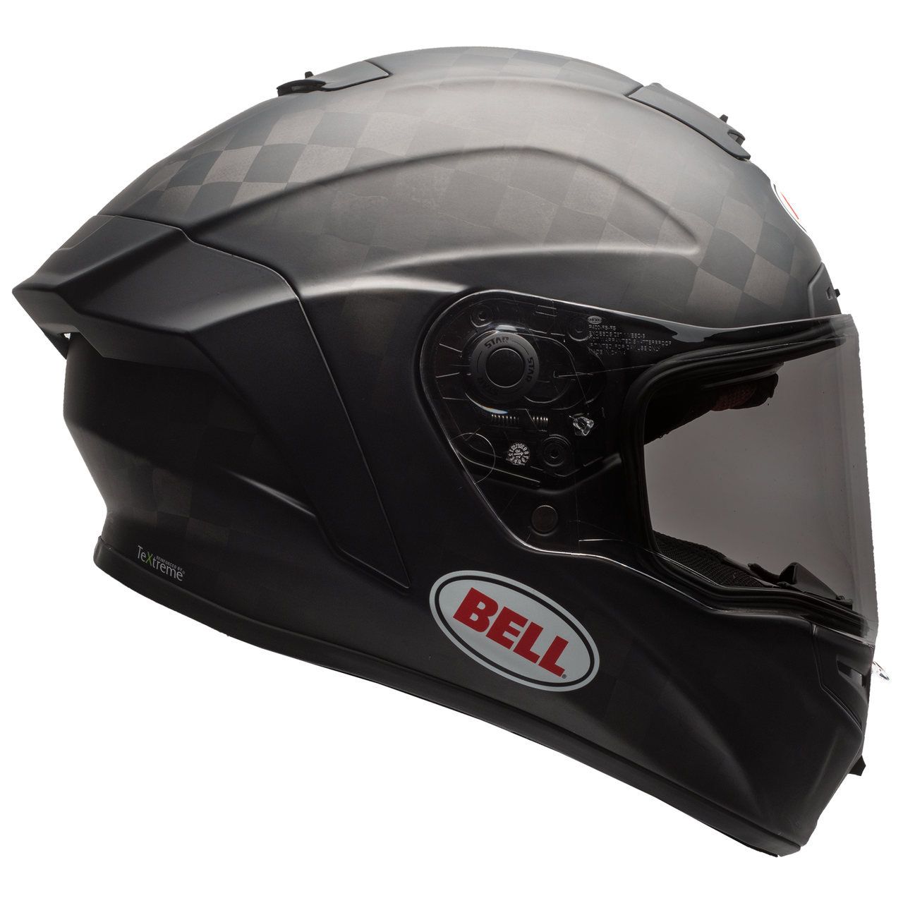 Bell Street 2024 Pro Star FIM Adult Helmet (Matte Black) | Bell Helmets UK