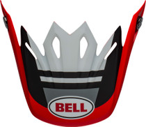 Bell Replacement Moto-9 Mips Peak (Prophecy Matte White/Red/Black)