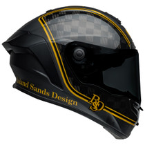 Bell Street 2023 Race Star Flex DLX Adult Helmet (RSD Player Matte Gloss Black/Gold) Side Right