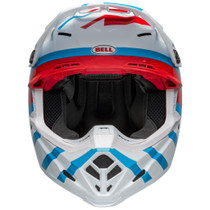Bell MX 2024 Moto-9S Flex Adult Helmet (Banshee White/Red) Front