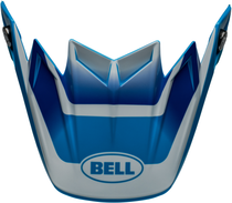 Bell Replacement Moto-9S Flex Peak (Rail Blue/White)