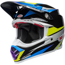 Bell MX 2024 Moto-9S Flex Adult Helmet (Pro Circuit 24 Black/Blue) Front Left