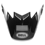 Bell Replacement Moto-9 Flex Peak (Fasthouse Newhall White/Black)