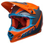 Bell MX 2023 Moto-9S Flex Adult Helmet (Sprite Orange/Grey) Front Left