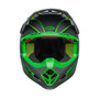 Bell MX 2023 Moto-9S Flex Adult Helmet (Sprite Grey/Green) Front