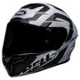 Bell Street 2023 Race Star Flex DLX Adult Helmet (Labyrinth Gloss White/Black) Front Left Dark Visor