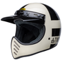 Bell Cruiser Moto-3 Adult Helmet (ATWYLD Orbit White/Black) Front Left