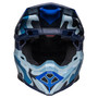 Bell MX 2023 Moto-10 Spherical Mips Adult Helmet (Ferrandis Matte Gloss Dark Blue/Light Blue) Front