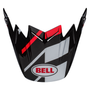 Bell Replacement Moto-9 Flex Peak (Banshee Black/Red)