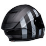 Bell Street 2023 Race Star Flex DLX Adult Helmet (Fasthouse Street Punk Gloss Black) Back Right Visor