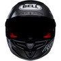 Bell Street 2023 Race Star Flex DLX Adult Helmet (Fasthouse Street Punk Gloss Black) Front Dark Visor