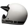 Bell 2023 Cruiser Moto 3 Adult Helmet (Classic White) Back Left