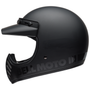 Bell Cruiser Moto-3 Adult Helmet (Classic Matte Gloss Blackout) Side Left