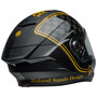 Bell Street 2023 Race Star Flex DLX Adult Helmet (RSD Player Matte Gloss Black/Gold) Back Right
